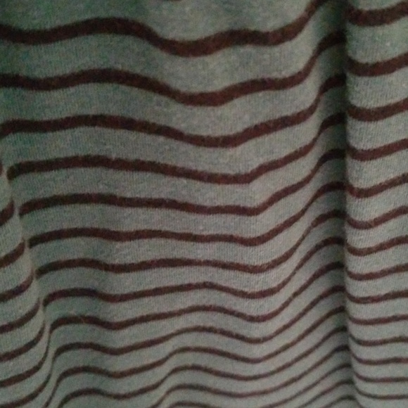 Green and Black Striped Dress - Picture 2 of 4